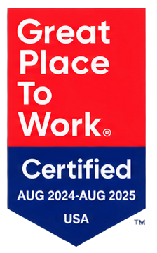 Great Place to Work Certified, August 2024–August 2025