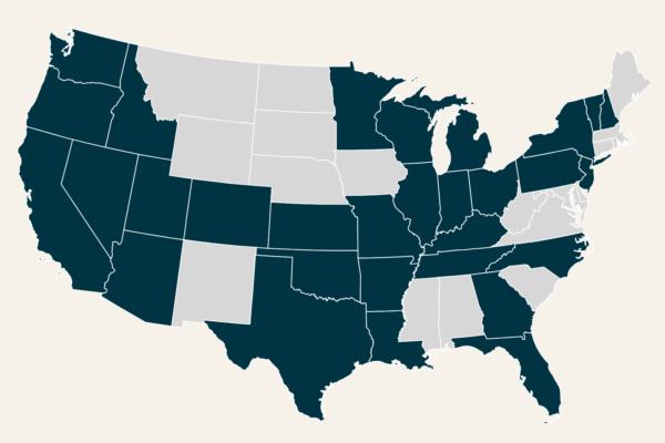 HTGroup Nationwide Client Map