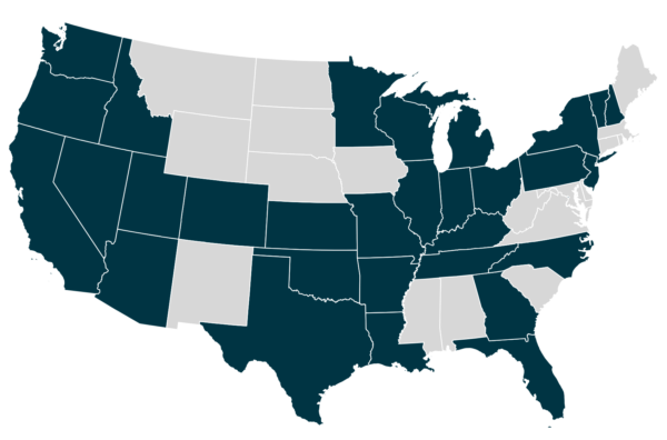 HTGroup Nationwide Client Map